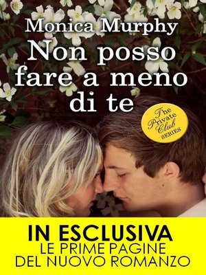 cover image of Non posso fare a meno di te